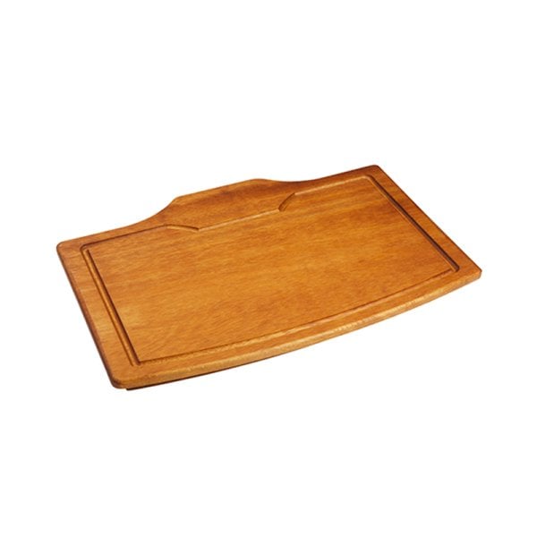 Altıgen Logolu İroko Tahta 26X37X2.5