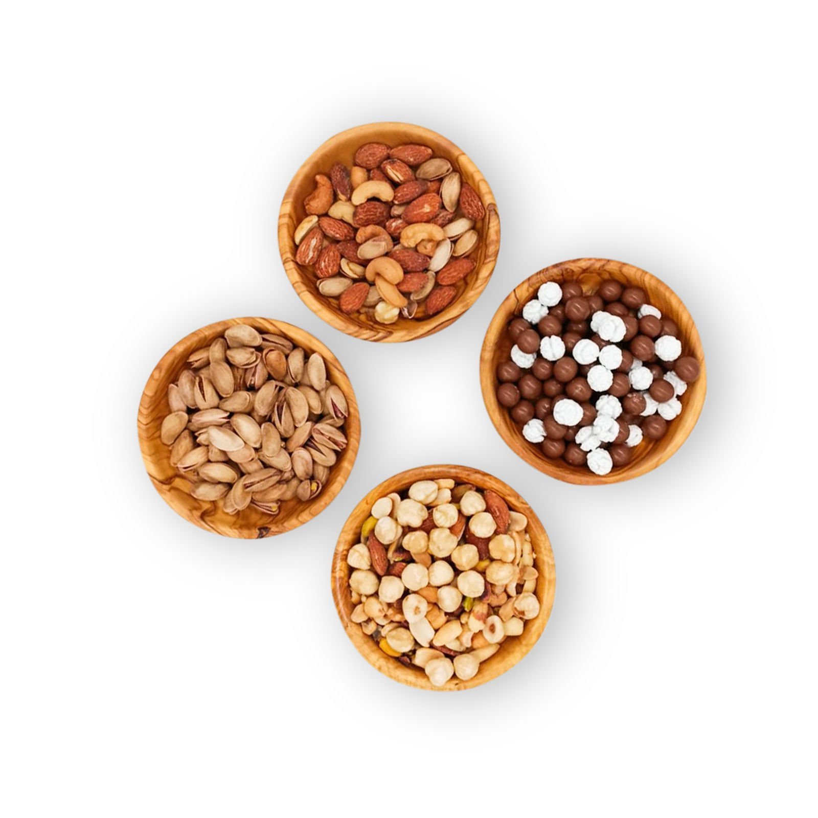 Zeytin Çerezlik 4'lü Set 11-12 cm