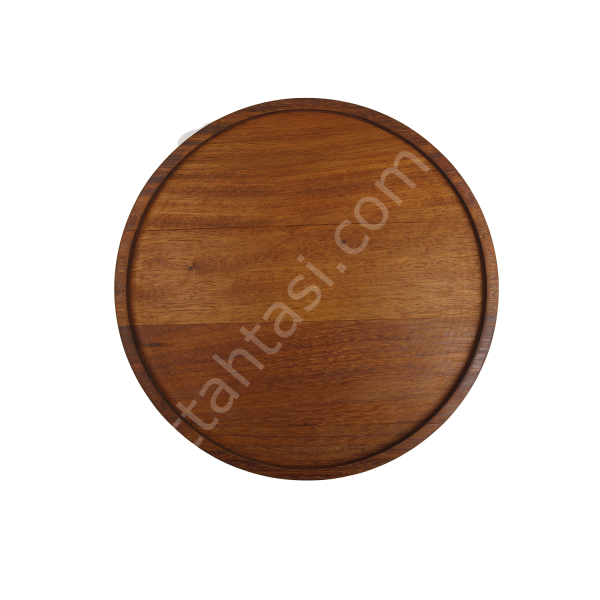 İçi Çukur Yuvarlak Tahta 28 cm