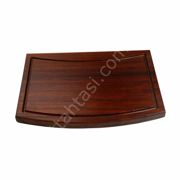 Tek Kenarı Oval Tahta 27x38 cm
