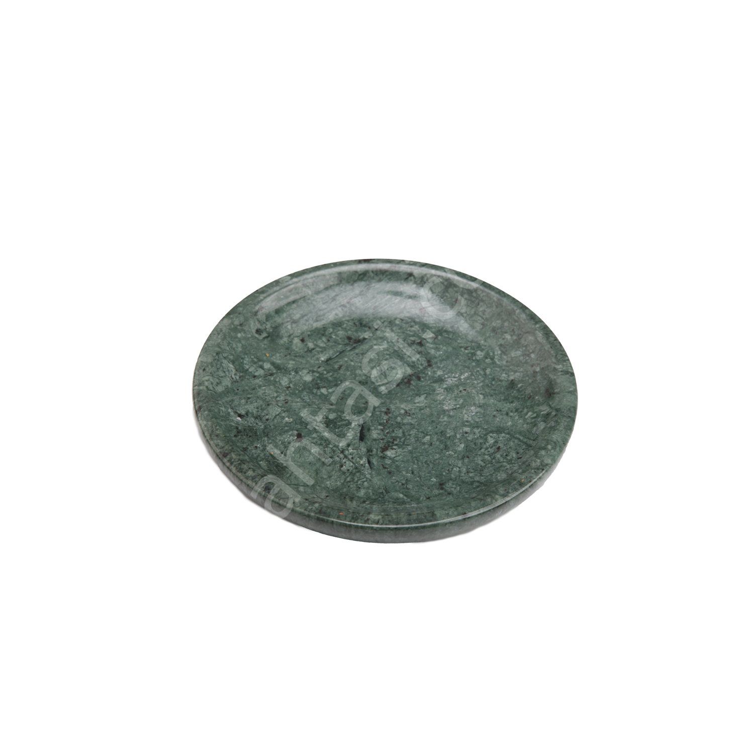Yeşil Mermer Tabak 18 cm