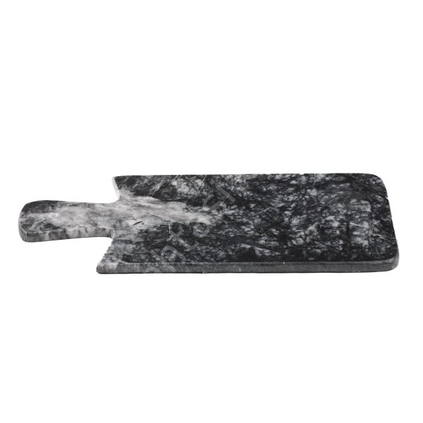 Saplı Gri Mermer Sunum 45x18 cm