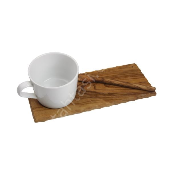Zeytin Ağacı Kahve Sunum 10x25 cm