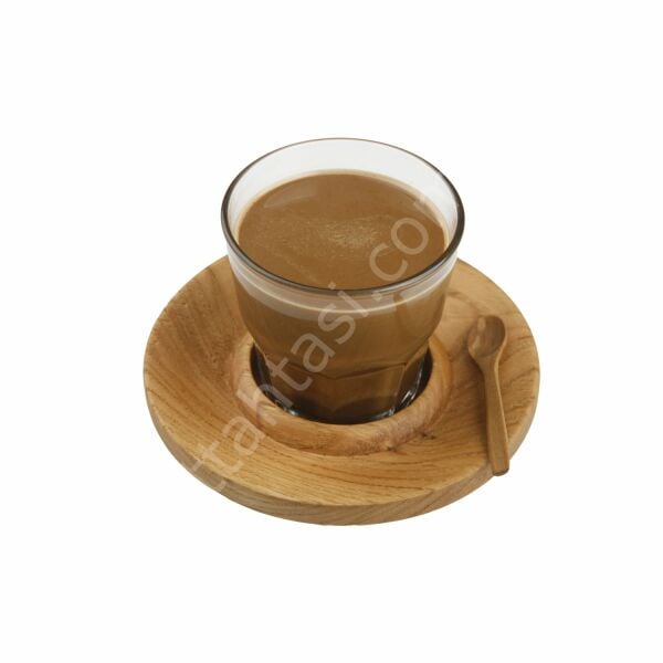 Yuvarlak Latte Kahve Sunum Altlığı 15 cm