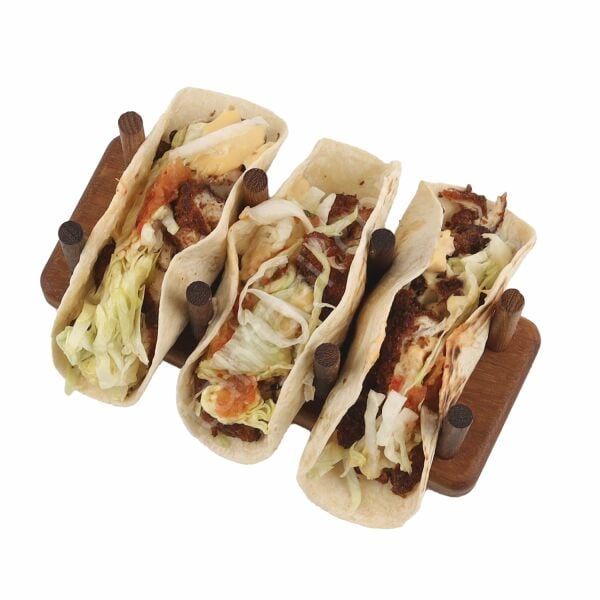 3'lü Taco Sunum 20x7,5 cm