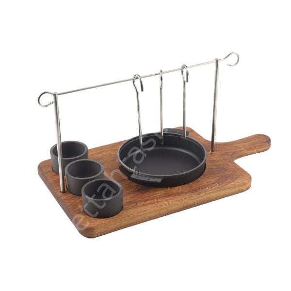 Dökümlü Çöp Şiş Set 26x48 cm